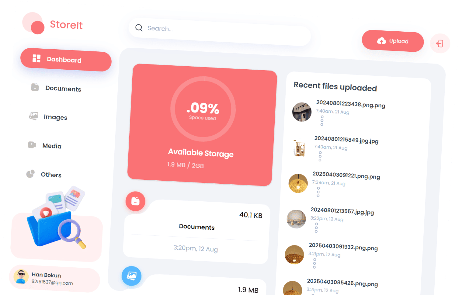 StoreIt - Storage and File Sharing Platform