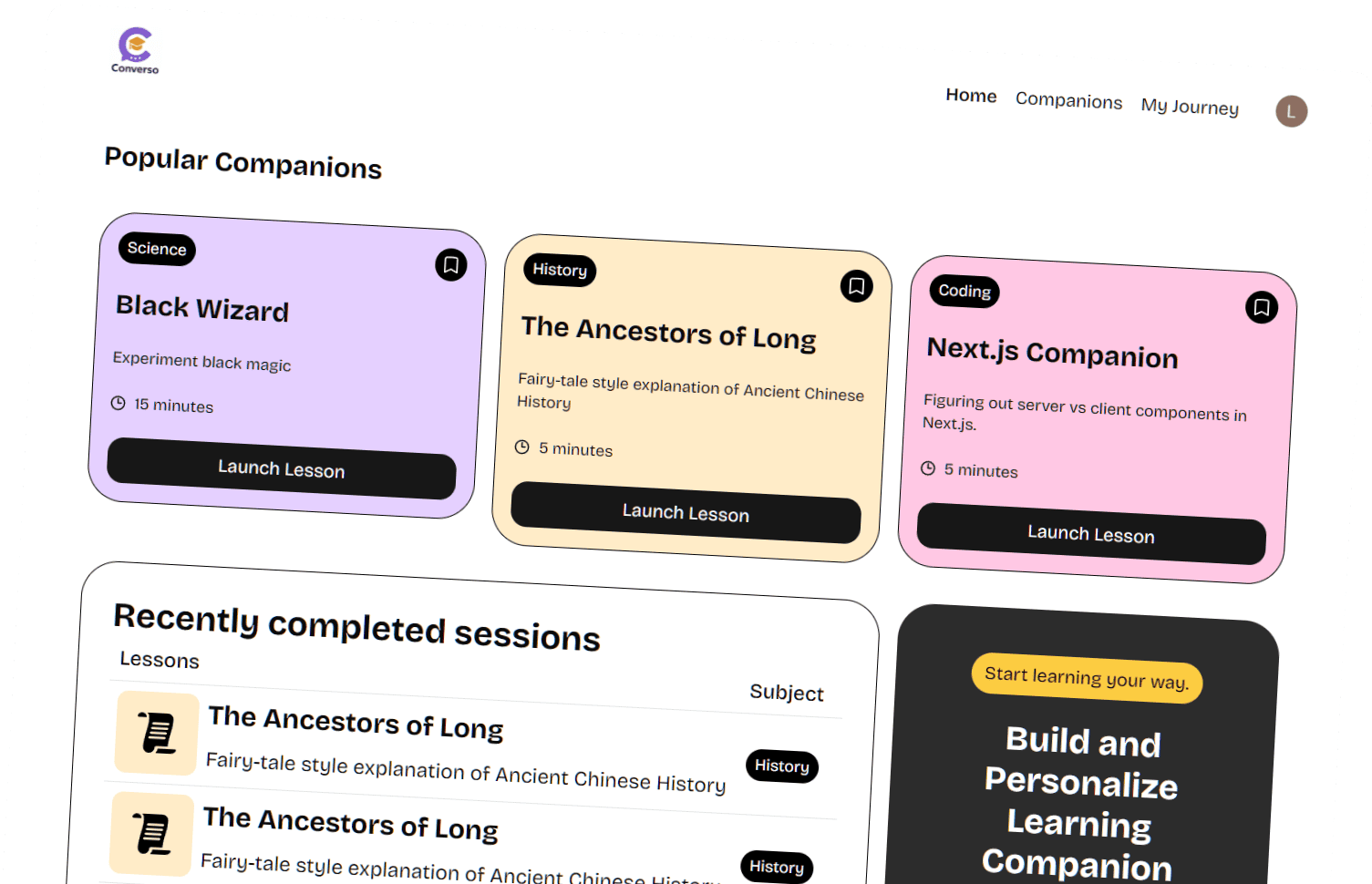 Converso - LMS SaaS Platform
